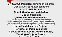 Denizli'de sağlık hizmetlerinde önemli değişiklik! Kadın doğum ve çocuk birimleri taşınıyor