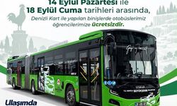 Denizli Büyükşehir otobüsleri öğrenciler için ilk hafta ücretsiz