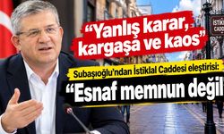 Subaşıoğlu’ndan İstiklal Caddesi’nde esnaf ziyareti: Bizi dinleyen olmadı