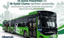 Denizli’de Öğrencilere Ulaşım Müjdesi: 14-18 Eylül’de Otobüsler Ücretsiz