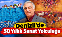 Denizli'de 50 yıllık sanat yolculuğu