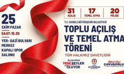 Denizli Büyükşehir’den 16,2 milyar TL’lik yatırım hamlesi
