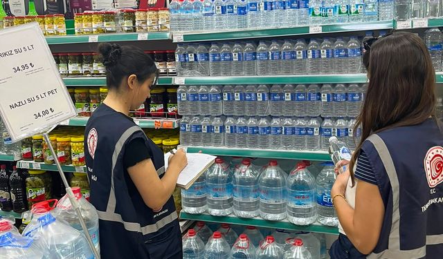 Denizli’de fahiş fiyat denetimi: Su ve soda fiyatlarındaki artışa yakın takip!