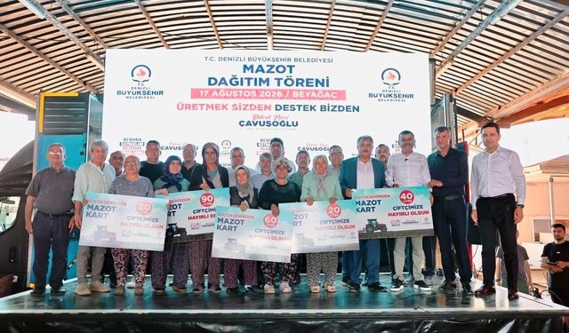 Denizli’de üreticiye mazot desteği! İlk dağıtım Beyağaç’tan başladı