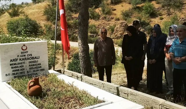 Baklan’da Şehit Uzman Çavuş Arif Karaobalı dualarla anıldı