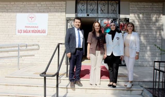 Pamukkale İlçe Sağlık Müdürlüğü’nde Sağlık Hizmetleri Değerlendirildi