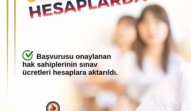 Büyükşehir KPSS sınav ücreti desteği hesaplarda