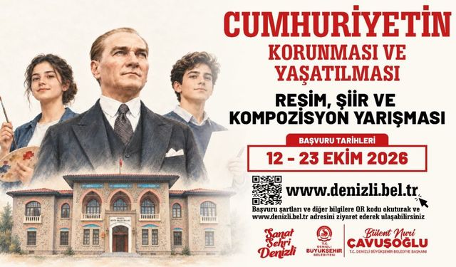 Denizli Büyükşehir’den Cumhuriyet’in 103. yılına özel yarışma