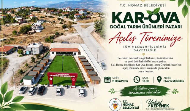 Honaz’da kar-ova projesi tamamlandı
