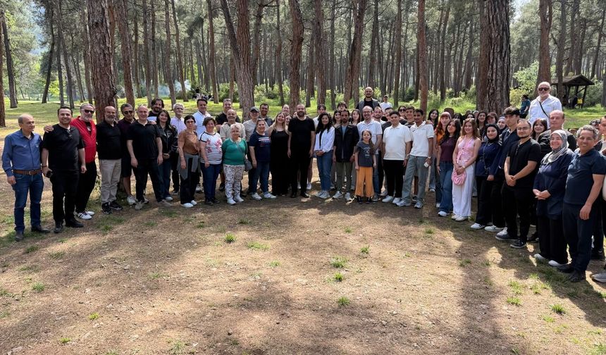 Denizlili gazeteciler ve iletişim öğrencileri aynı sofrada!