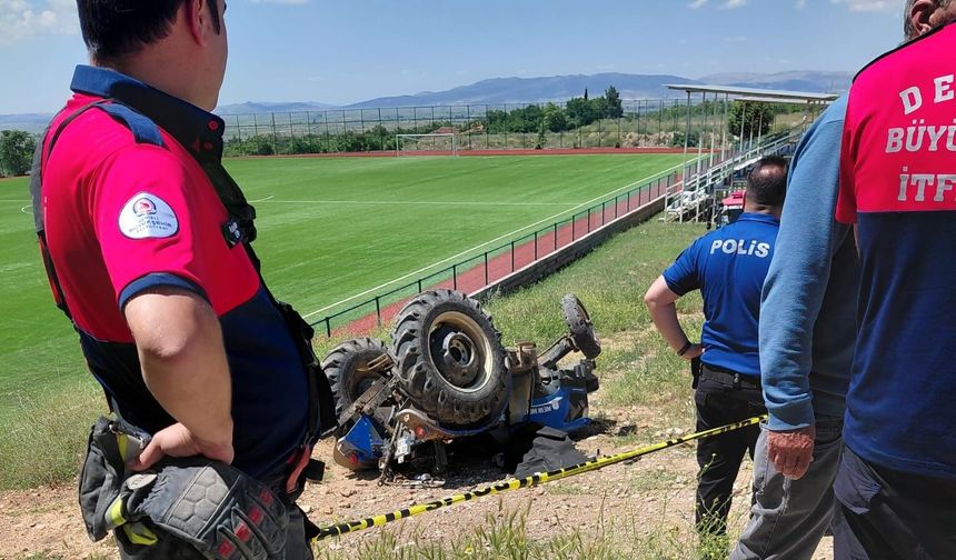 Denizli'de 12 yaşındaki çocuk traktörün altında kaldı