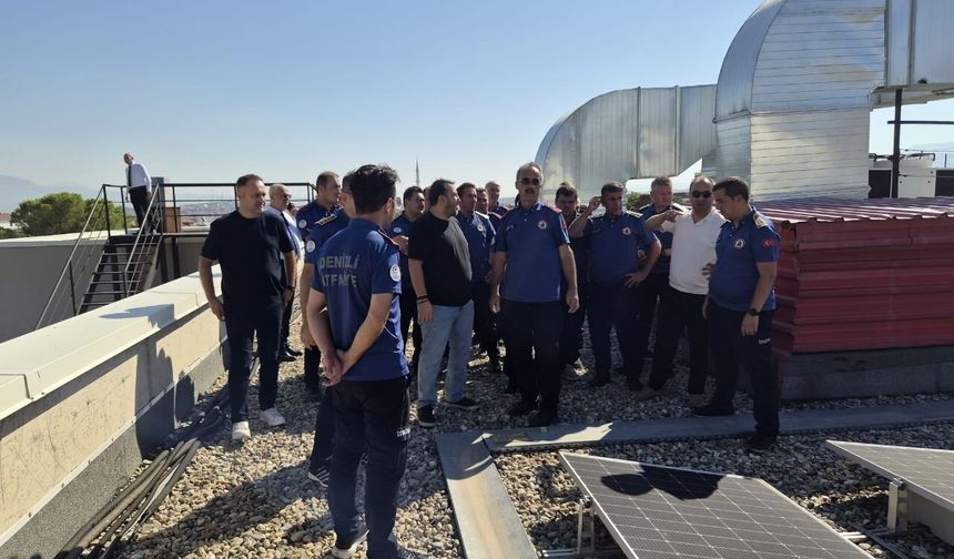 Denizli’de AVM’lerde Yangın Alarmı İçin Sıkı Denetim