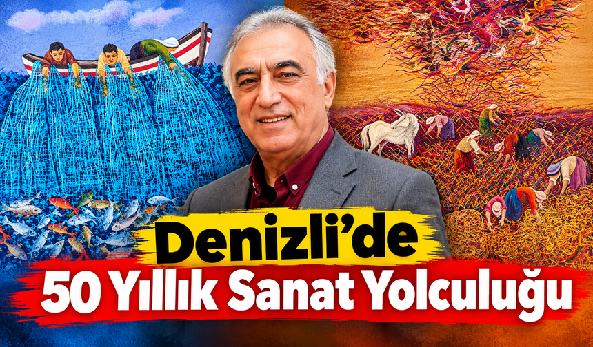 Denizli'de 50 yıllık sanat yolculuğu