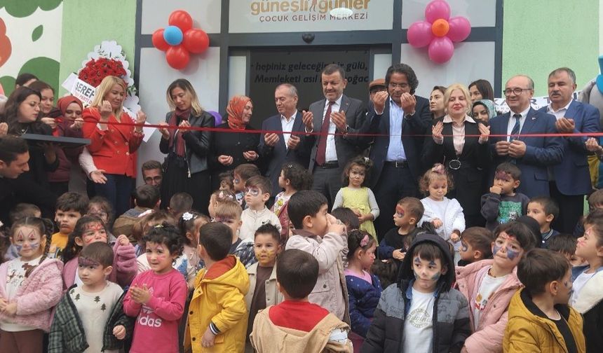 Karaman güneşli günler çocuk gelişim merkezi törenle açıldı