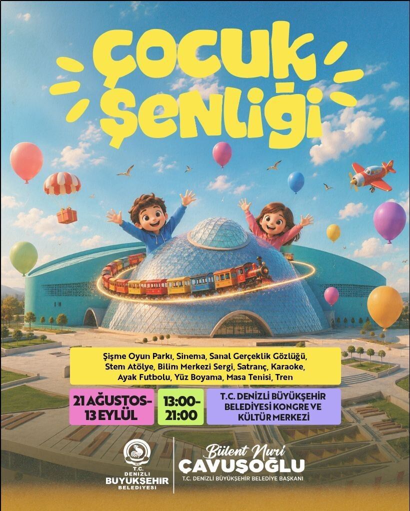 Denizli Büyükşehir’den Çocuklara Yaz Sürprizi (1)