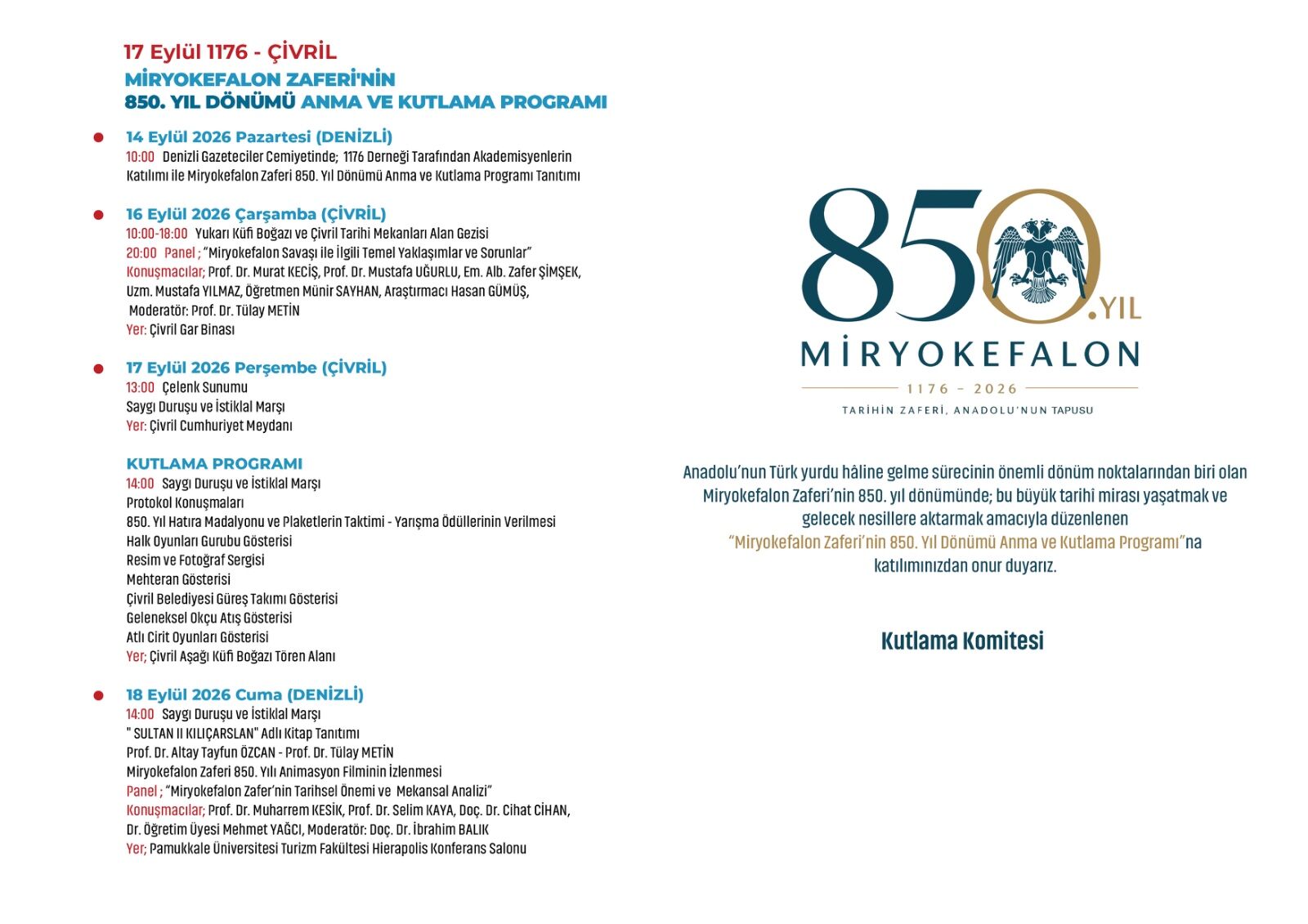 850 Yıl Donumm