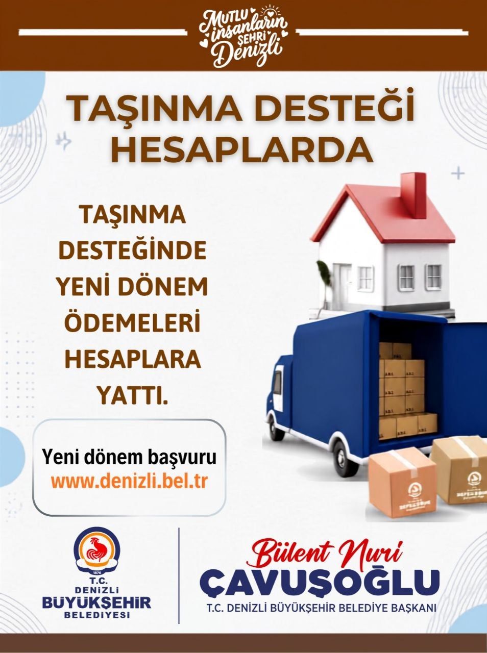 Büyükşehir Taşınma Desteği Hesaplarda (1)