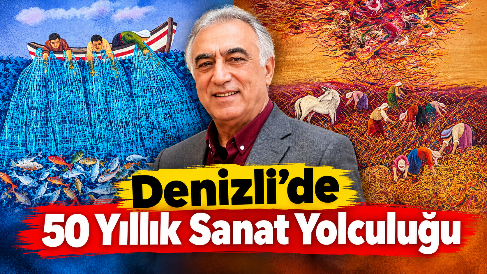 Denizli'de 50 yıllık sanat yolculuğu